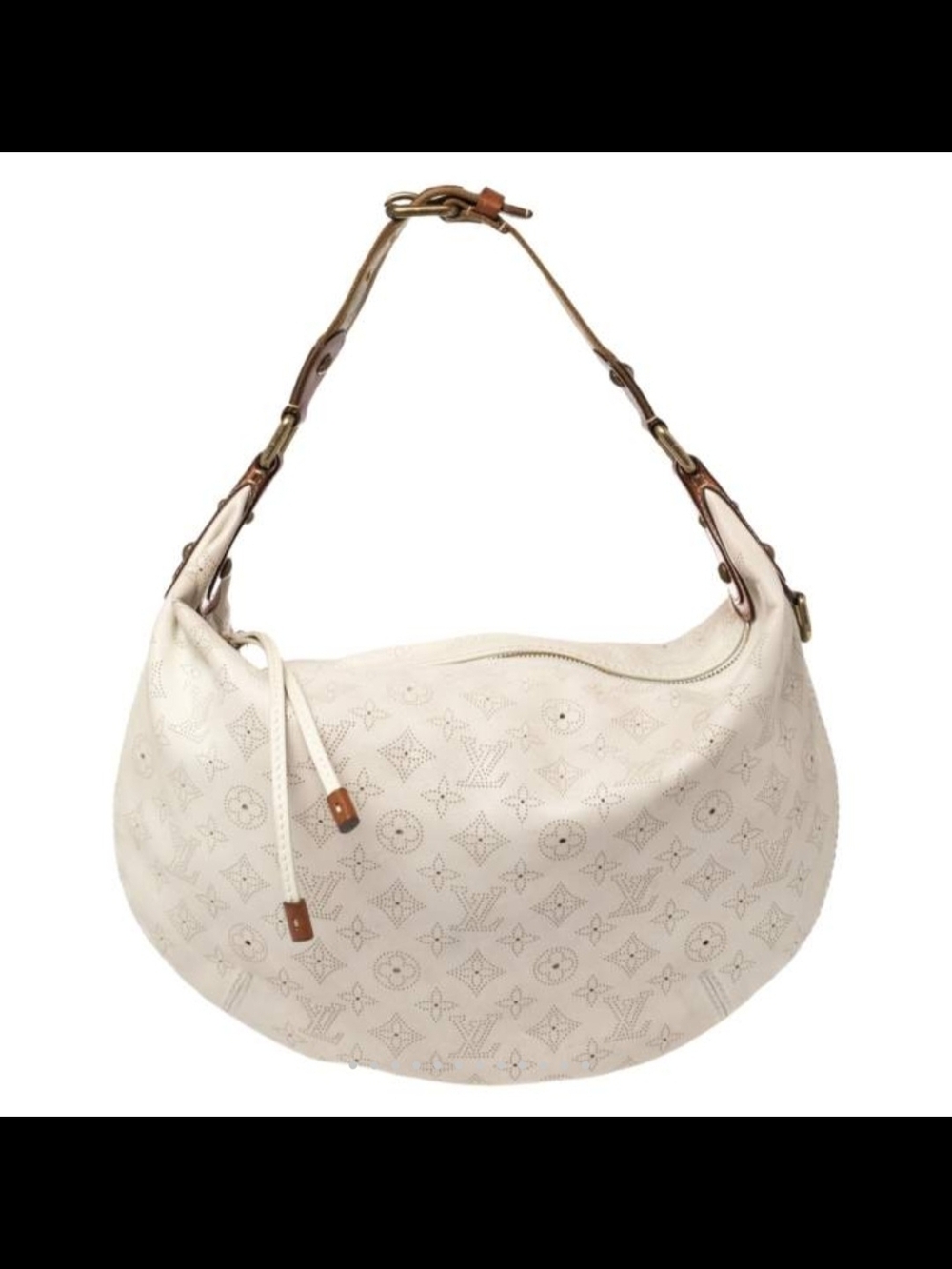 Louis Vuitton White Monogram Onatah GM
